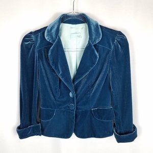 Mist blazer velour blue-green party size Small‎